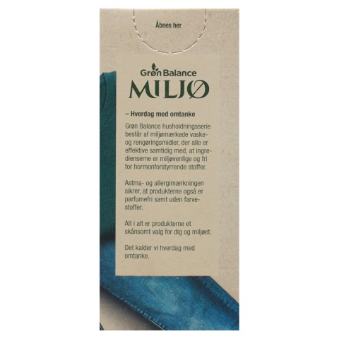 Gron Balance proszek do prania kolorów bio bez zapachu 0.785 kg